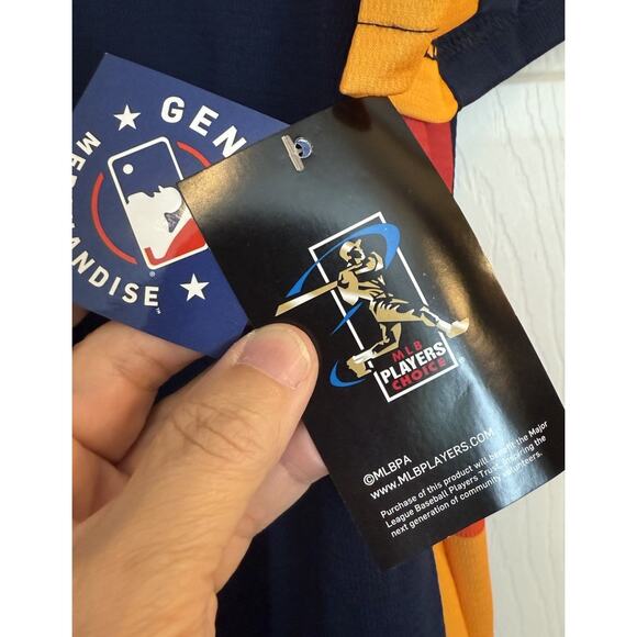 Houston Astros Jersey NWT Nike #30 Tucker Men’s LG Blue MLB Baseball NEW - Picture 3 of 10